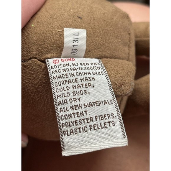 Gund Diesel 830-Brown, Body Arts Punk Teddy Bear Mohawk Piercings Tattoos 10” - Picture 9 of 11